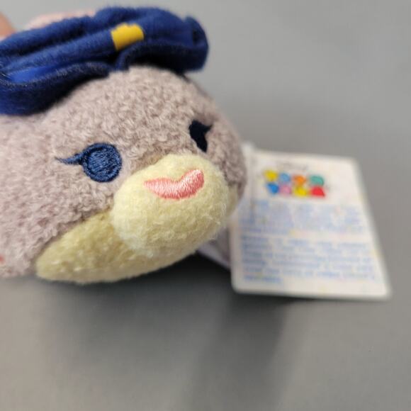 Zootopia Disney Tsum Tsum Bunny Judy Hopps Plush Toy Orange Blue 3" Long New - Picture 2 of 16